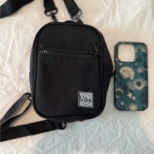 Vibe Black Mini Crossbody Bag
